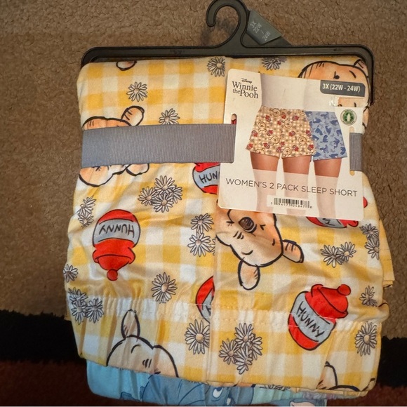 Winnie The Pooh Women's Sleep Shorts, 2-Pack - Picture 5 of 6